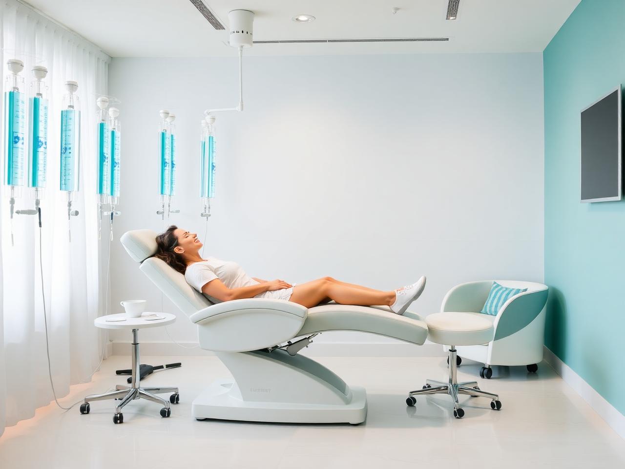 IV hydration and wellness therapy room
